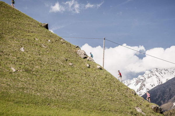 Berglauf beim Transalpine-Run 2016 in Sölden, Tirol