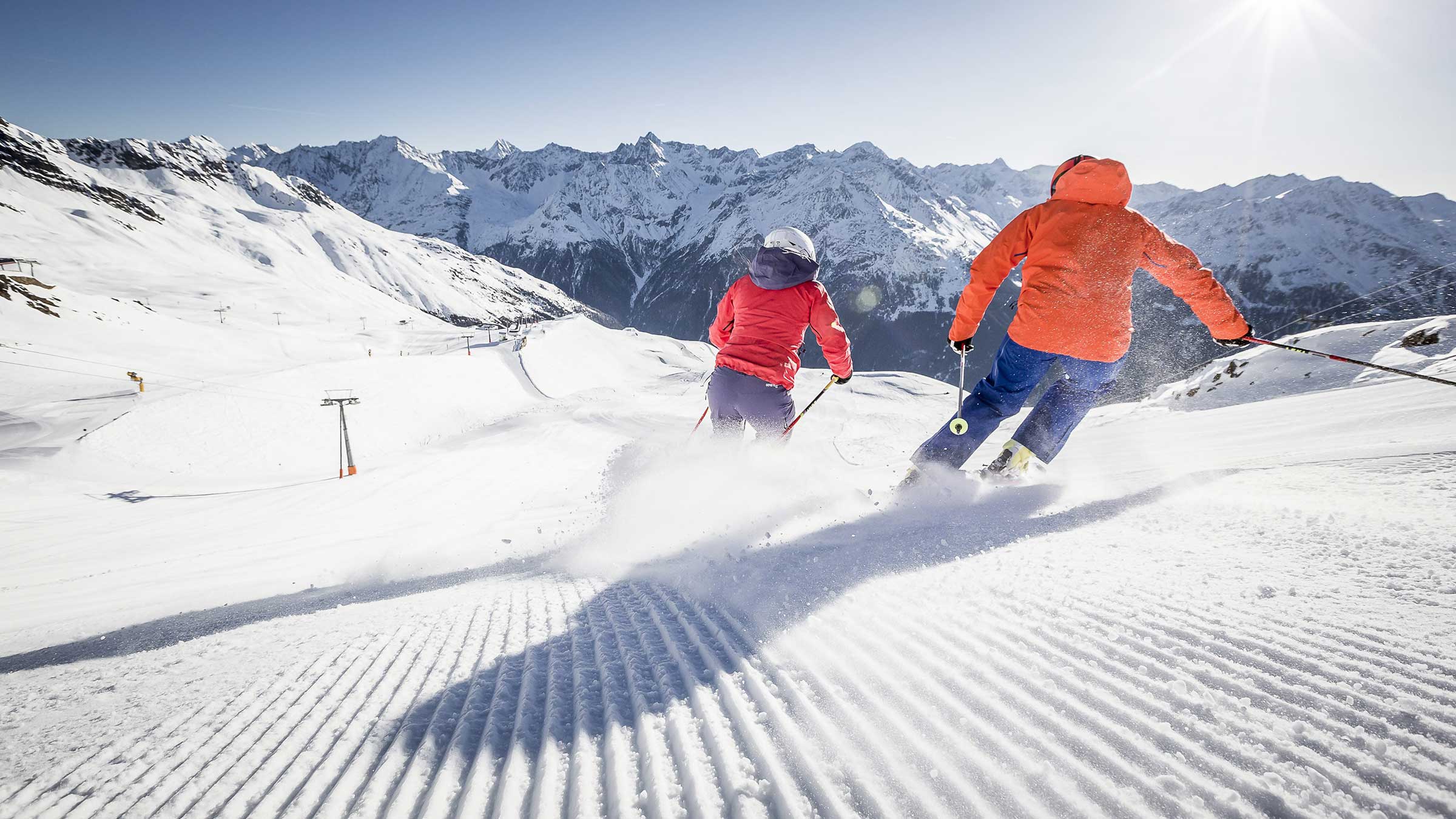 Skifahrer Sölden - Electric Mountain Festival