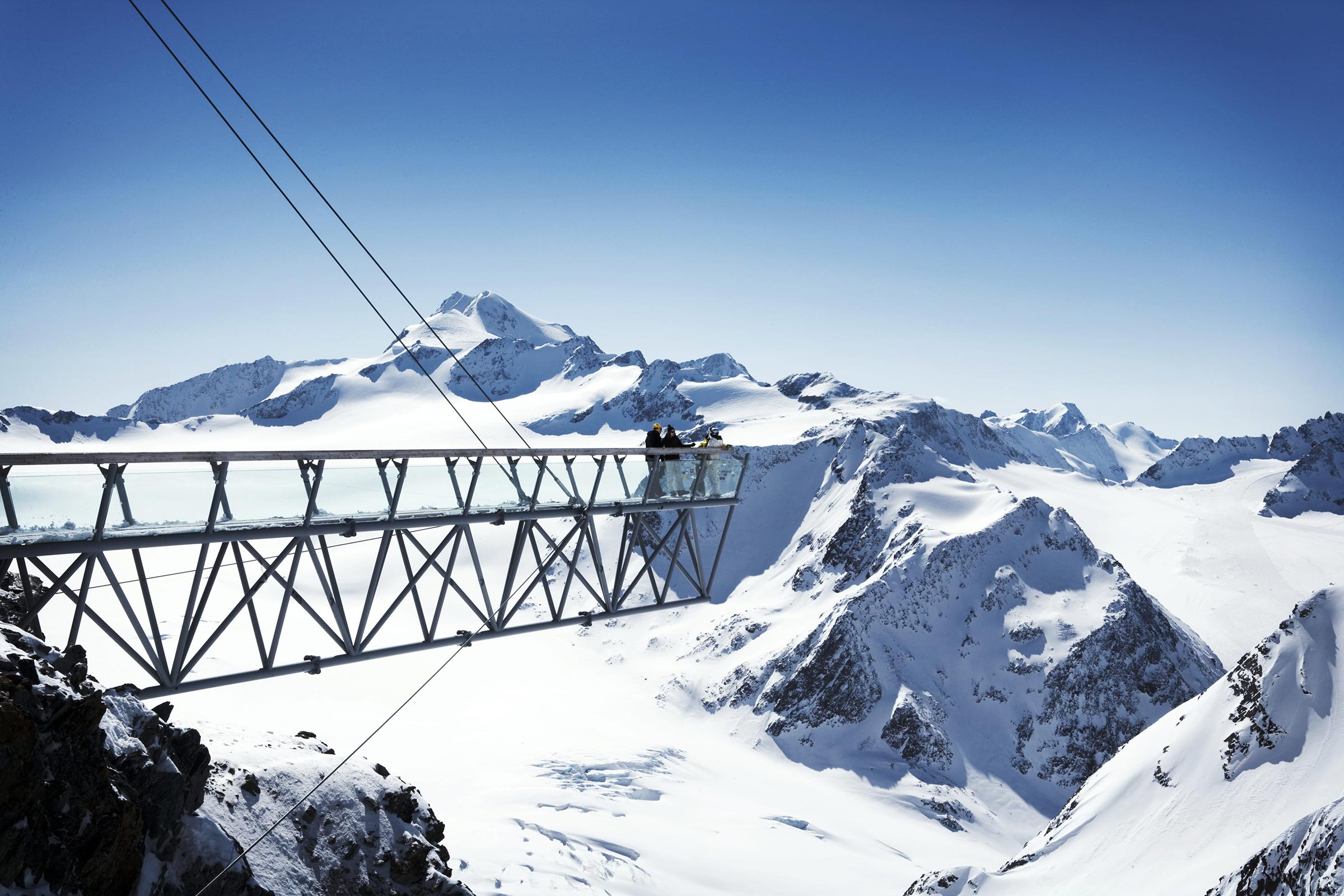 Steg Tiefenbachkogl - Skigebiet Sölden