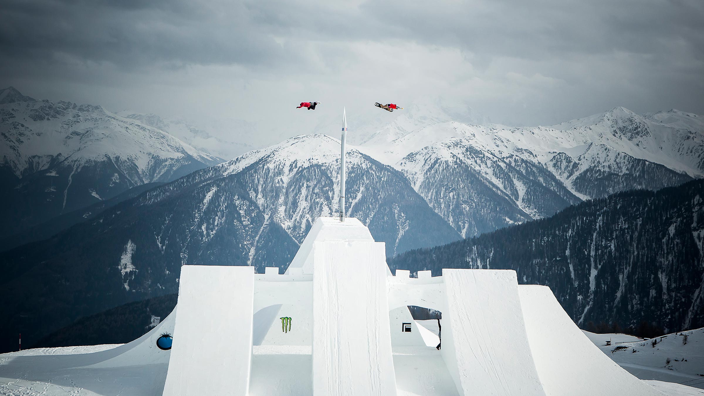 Backside Air Snowboarder Hip - Audi Nines Sölden